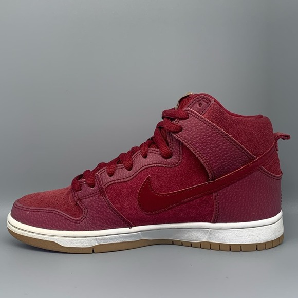 Nike SB Dunk Pro High Red Filbert Shoes 305050-662 Men’s Sz 6 / Women’s Sz 7.5 - Picture 6 of 10